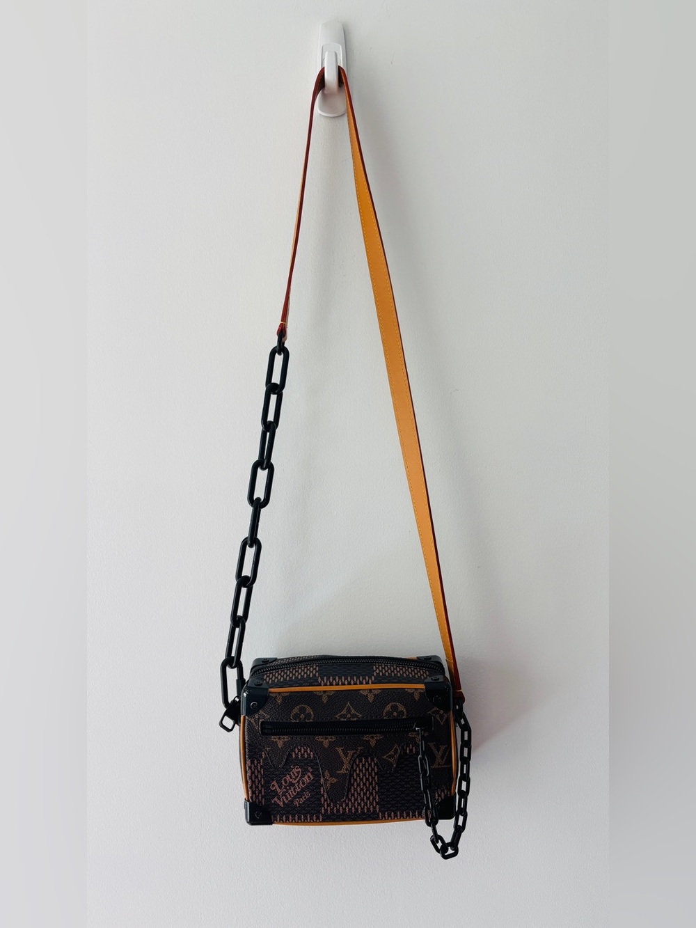 Louis Vuitton Brown and Black Monogram Crossbody with Contrast Strap